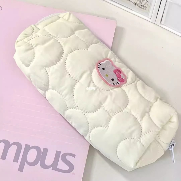 Bóp Viết Cỡ Lớn In Hình Mèo Hello Kitty Dễ Thương Chất Lượng Cao