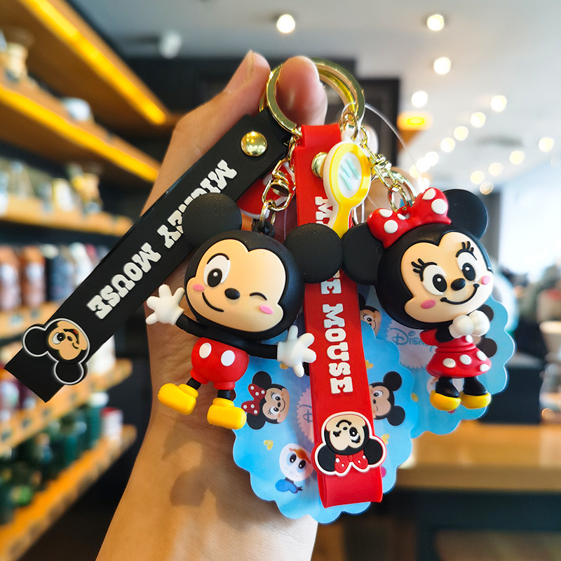 Móc Khóa Hình Chuột Mickey Minnie Dễ Thương