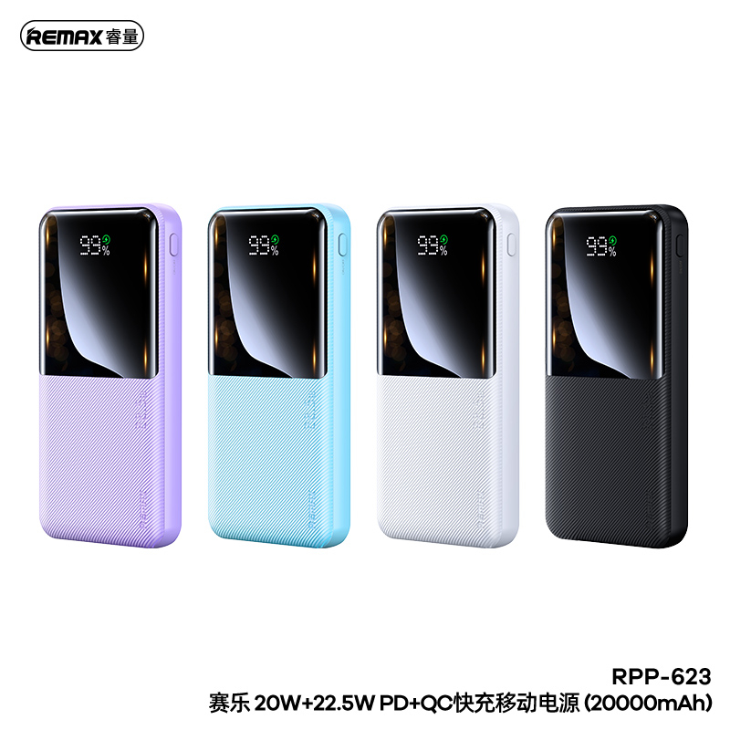 Pin Sạc Dự Phòng Nhanh REMAX 20W + 22.5W PD + QC RPP-623 20000mAh