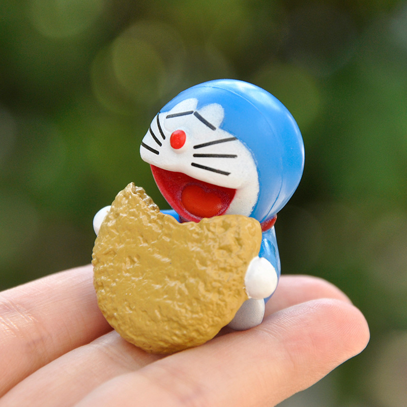 Set 6 Mô Hình Đồ Chơi Nhân Vật Hoạt Hình Doraemon 3-4cm