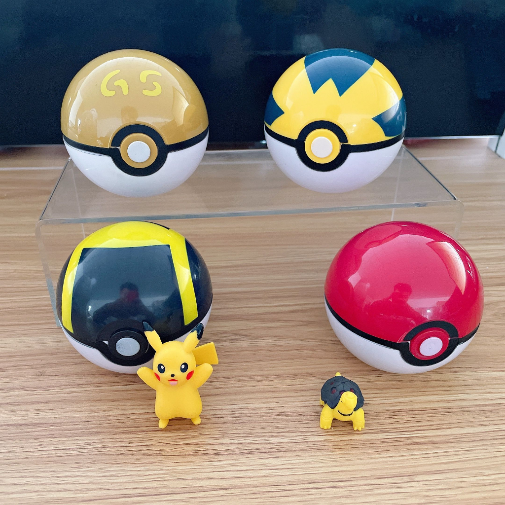 Mô Hình Quả Cầu Pokemon 4-10cm Kèm Búp Bê