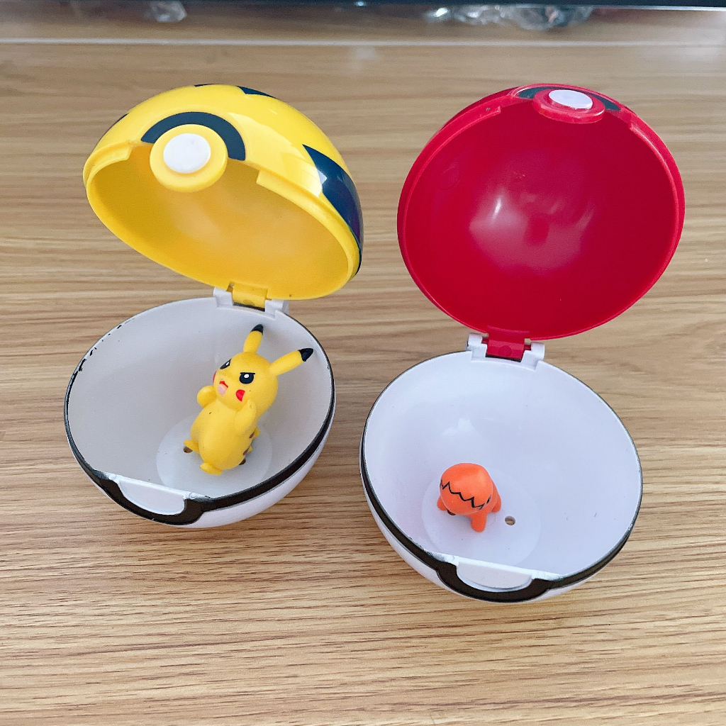 Mô Hình Quả Cầu Pokemon 4-10cm Kèm Búp Bê