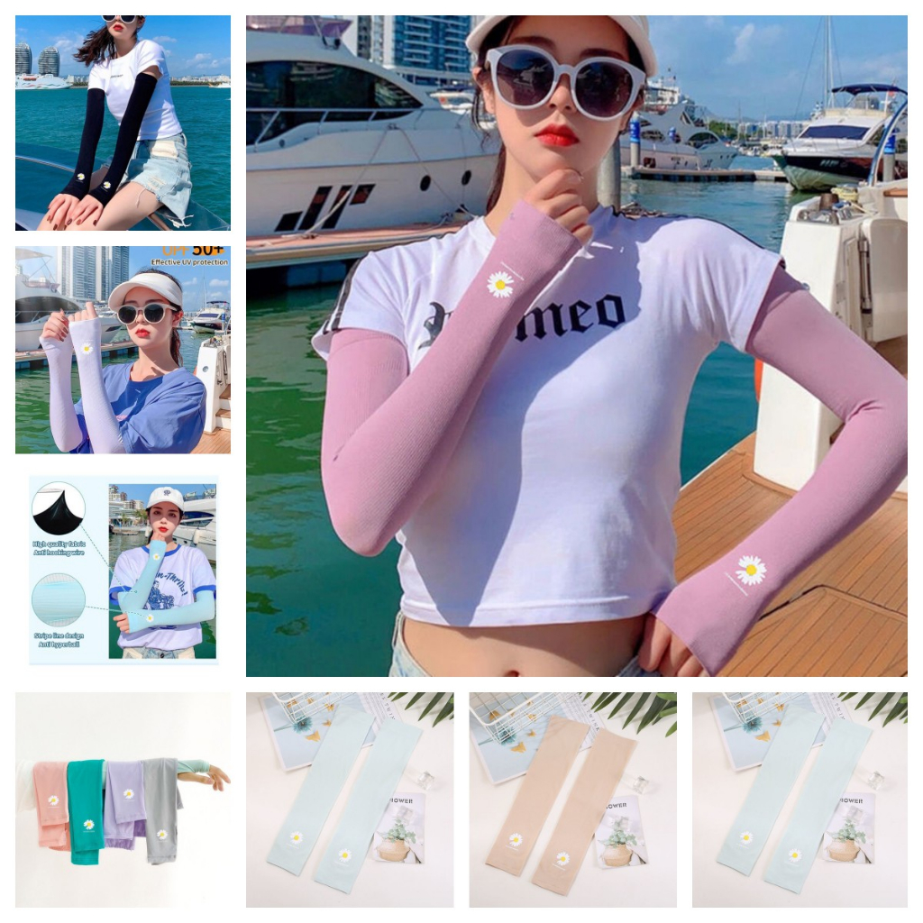 Găng Tay Chống Nắng / Tia uv / Trượt Bằng Lụa Lạnh Dùng Lái Xe Ngoài Trời Vào Mùa