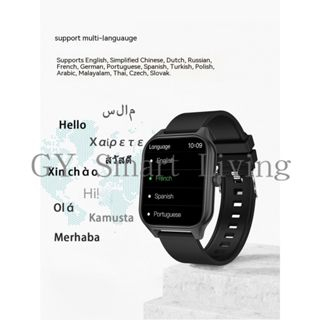 Đồng Hồ Thông Minh GT40 Kết Nối Bluetooth 1.83 Màn Hình Vuông Kim Loại Chống Thấm Nước Đa Năng