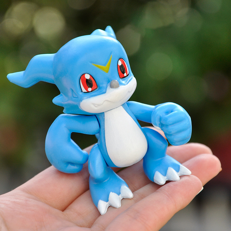 Set 6 Mô Hình Nhân Vật Phim Hoạt Hình Digimon Adventure 6-8cm