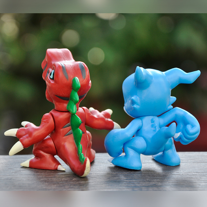 Set 6 Mô Hình Nhân Vật Phim Hoạt Hình Digimon Adventure 6-8cm
