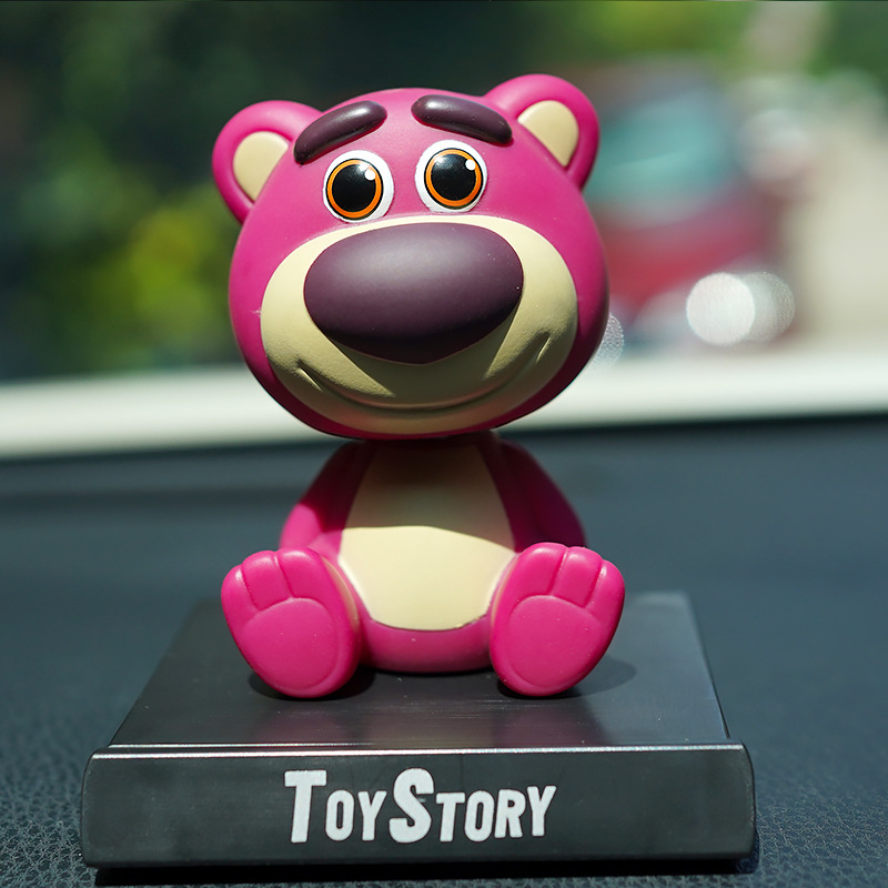 Mô Hình Đồ Chơi Nhân Vật Lotso Alien Lots-o '- Huggin' 9cm Trong Phim Toy Story Bằng PVC Có Giá Đỡ Điện Thoại