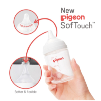 Pigeon Bình Sữa Chịu Nhiệt Độ Cao Tự Nhiên Cho Bé