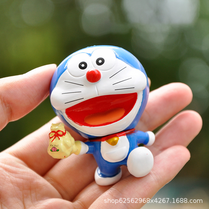 Set 8 Mô Hình Nhân Vật Phim Hoạt Hình Doraemon 5-7cm