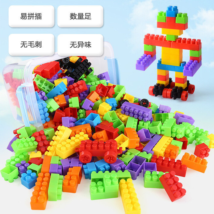 ✨ Bộ Đồ Chơi Xếp Hình 100 / 260 / 416 Miếng Bằng Nhựa Cho Bé