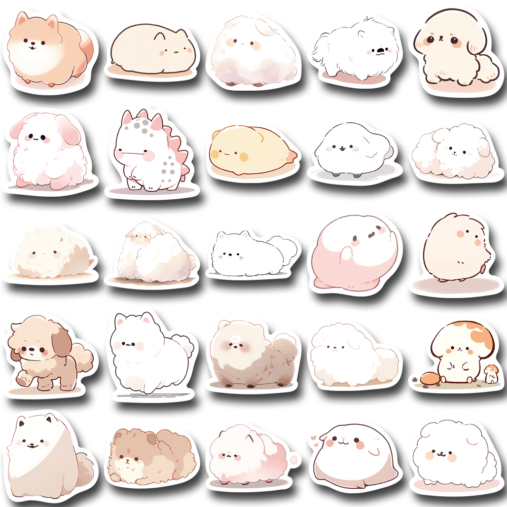Bộ 100 Miếng Dán Chống Thấm Nước Họa Tiết Hoạt Hình Động Vật Tinh Tế Trang Trí Điện Thoại / Laptop / Máy Tính