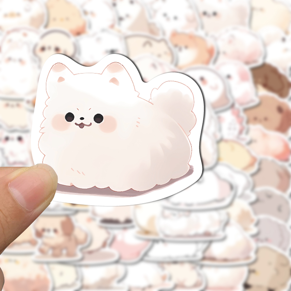 Bộ 100 Miếng Dán Chống Thấm Nước Họa Tiết Hoạt Hình Động Vật Tinh Tế Trang Trí Điện Thoại / Laptop / Máy Tính