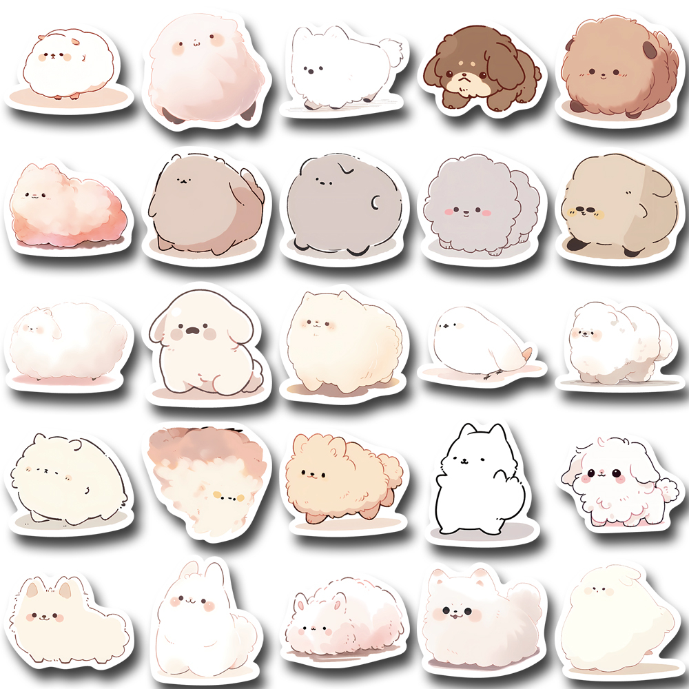 Bộ 100 Miếng Dán Chống Thấm Nước Họa Tiết Hoạt Hình Động Vật Tinh Tế Trang Trí Điện Thoại / Laptop / Máy Tính