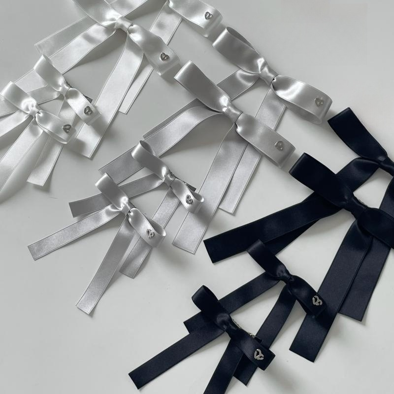 Kẹp Tóc Nơ Ruy Băng Phong Cách Mới Cho Nữ