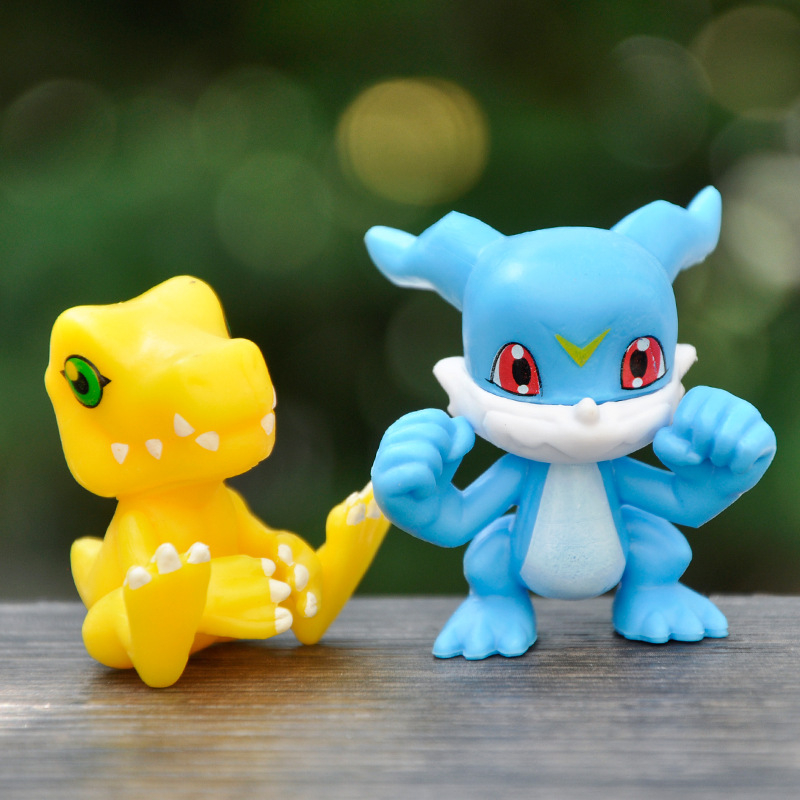 Set 10 Mô Hình Đồ Chơi Nhân Vật Hoạt Hình Digimon Adventure 3-4.5cm