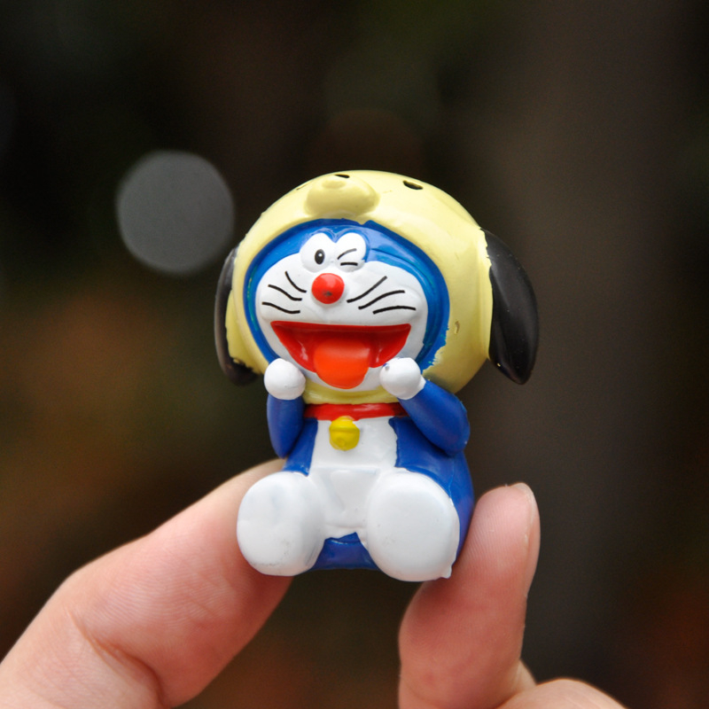 Set 12 Mô Hình Đồ Chơi Nhân Vật Hoạt Hình Doraemon 4-5cm 12 Biểu Tượng