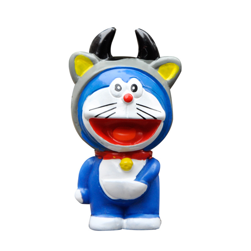Set 12 Mô Hình Đồ Chơi Nhân Vật Hoạt Hình Doraemon 4-5cm 12 Biểu Tượng