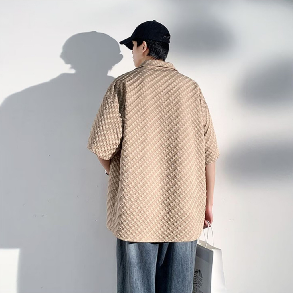 Áo Sơ Mi Nửa Tay Nam 3 Màu M-3XL Dạo Phố Phù Hợp Với Áo Sơ Mi Thường Ngày Mùa Hè Rời Nửa Tay Áo Sơ Mi