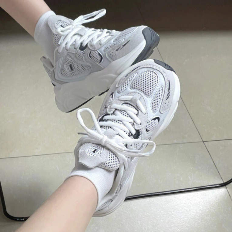 YAOLI  Giày Thể Thao Đế Dày Phối Lưới Thoáng Khí Thời Trang