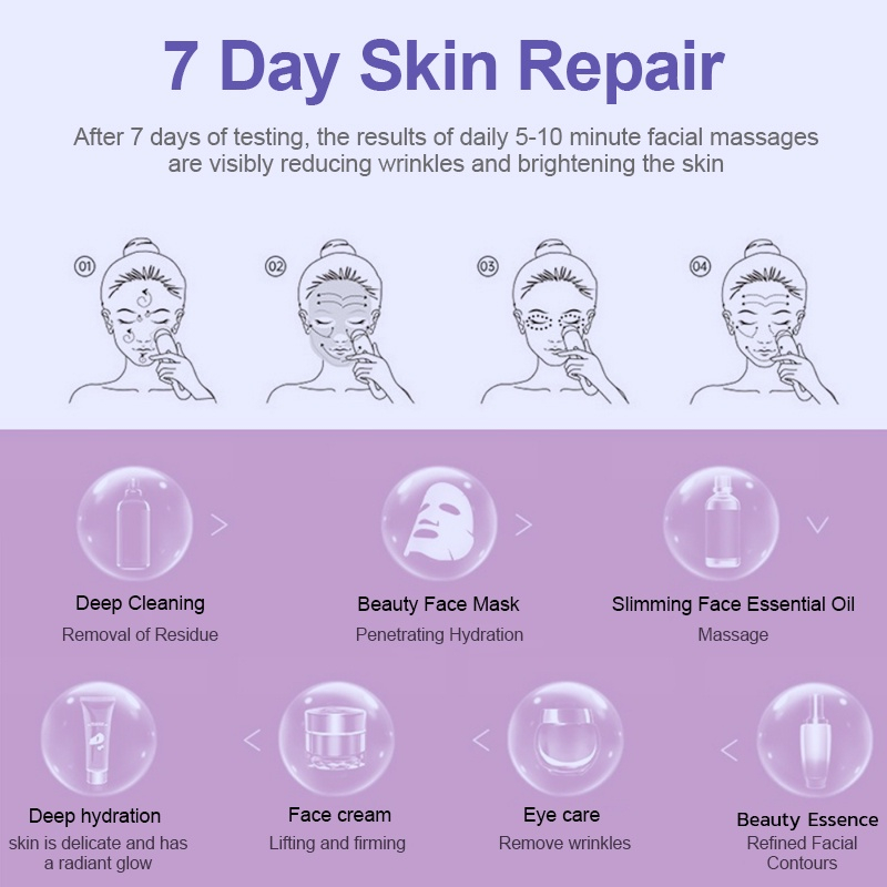 Máy Mát Xa Da Mặt Msdear Nâng Cơ Mặt Thon Gọn Trong Một Máy