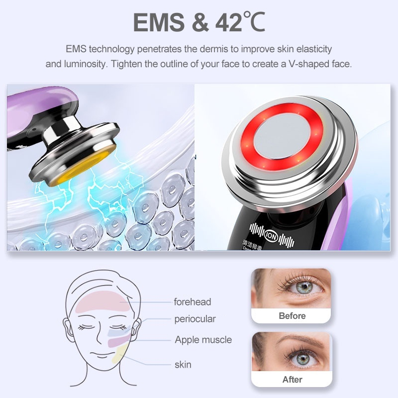 Máy Mát Xa Da Mặt Msdear Nâng Cơ Mặt Thon Gọn Trong Một Máy