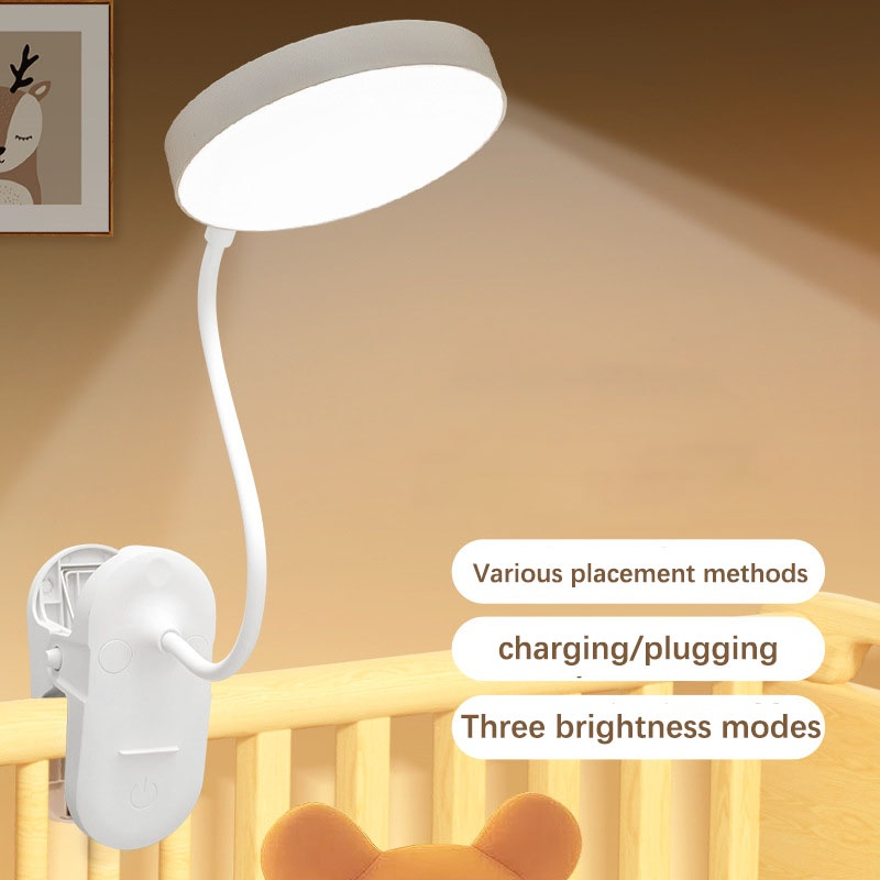 Đèn LED SADA để bàn có thể kẹp và bảo vệ mắt dùng cho phòng học ký túc xá phòng ngủ