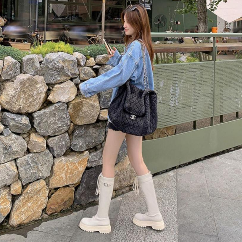 Hong Kong Premium shoes❥Giày Boot Màu Sắc Thời Trang Cá Tính Cho Nữ