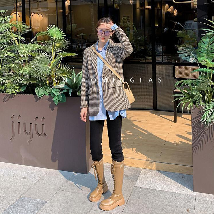 Hong Kong Premium shoes❥Giày Boot Màu Sắc Thời Trang Cá Tính Cho Nữ