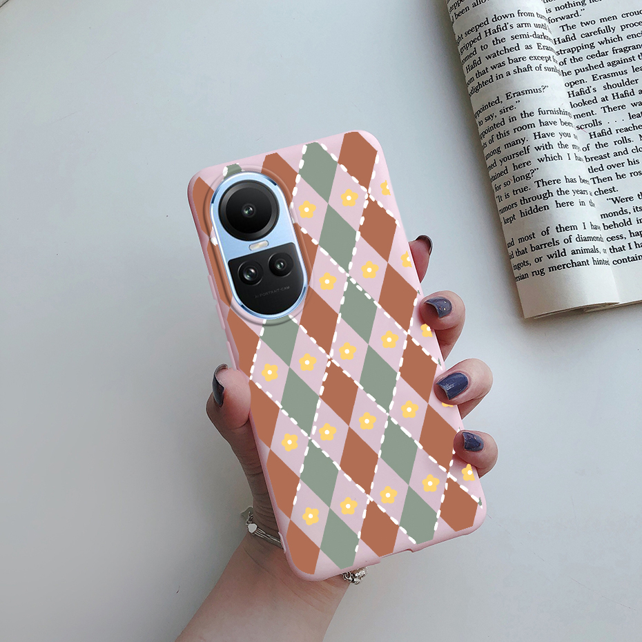 Ốp Điện Thoại Silicon Mềm Họa Tiết Sơn Vẽ Cho Oppo Reno 10 / Reno 10 Pro 5G Reno10 10Pro 2023