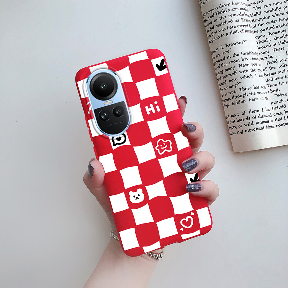 Ốp Điện Thoại Silicon Mềm Họa Tiết Sơn Vẽ Cho Oppo Reno 10 / Reno 10 Pro 5G Reno10 10Pro 2023