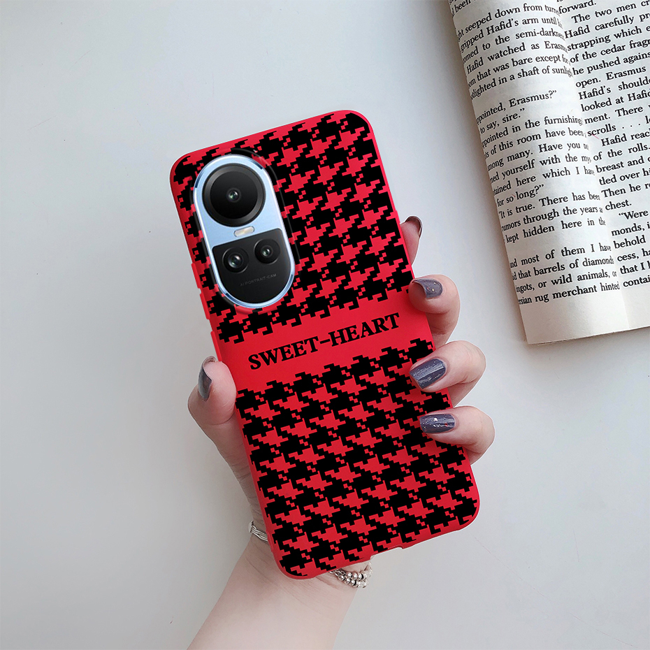 Ốp Điện Thoại Silicon Mềm Họa Tiết Sơn Vẽ Cho Oppo Reno 10 / Reno 10 Pro 5G Reno10 10Pro 2023