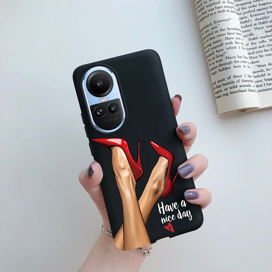 Ốp Điện Thoại Silicon Mềm Hình Mẹ Và Bé Cho OPPO Reno 10 CPH2531 / Reno10 Pro CPH2525 Reno 10Pro