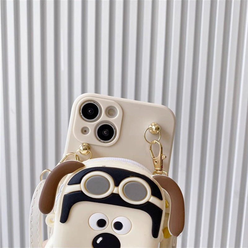 Ốp Điện Thoại Dẻo Họa Tiết Chú Chó Nhỏ Dễ Thương Cho iphone 12 14 15 11 13 pro x xs max xr 6 6s 7 8 plus se 2020 Mềm