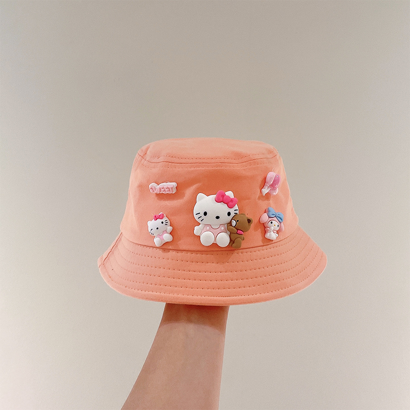 Nón Tai Bèo Chống Nắng Họa Tiết Hoạt Hình Kiểu Hàn Quốc Thời Trang Xuân Thu Cho Bé