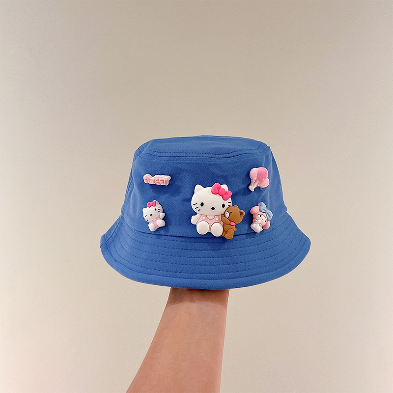 Nón Tai Bèo Chống Nắng Họa Tiết Hoạt Hình Kiểu Hàn Quốc Thời Trang Xuân Thu Cho Bé