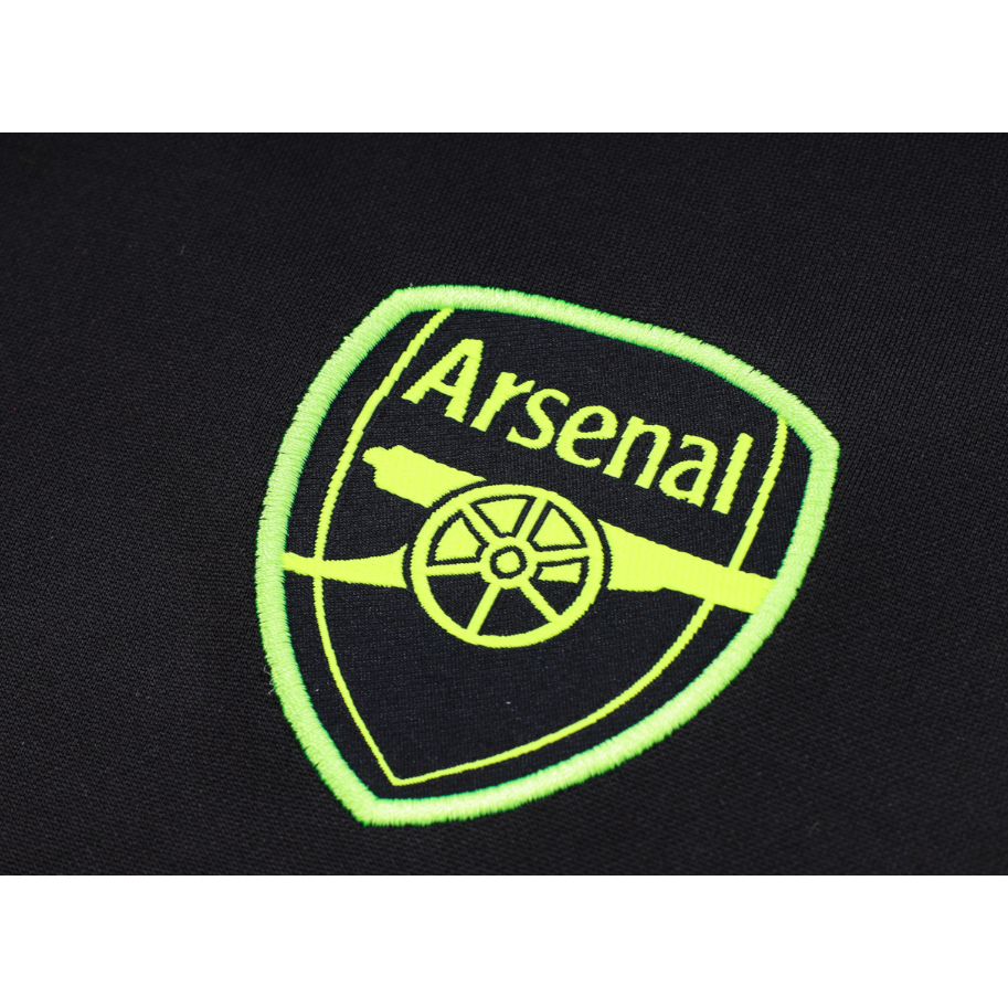 Áo Thun Bóng Đá Tay Dài Màu Đen Phong Cách Arsenal 2023-24 Mùa Thu / Đông Chất Lượng Cao Tỉ Lệ 1: 1
