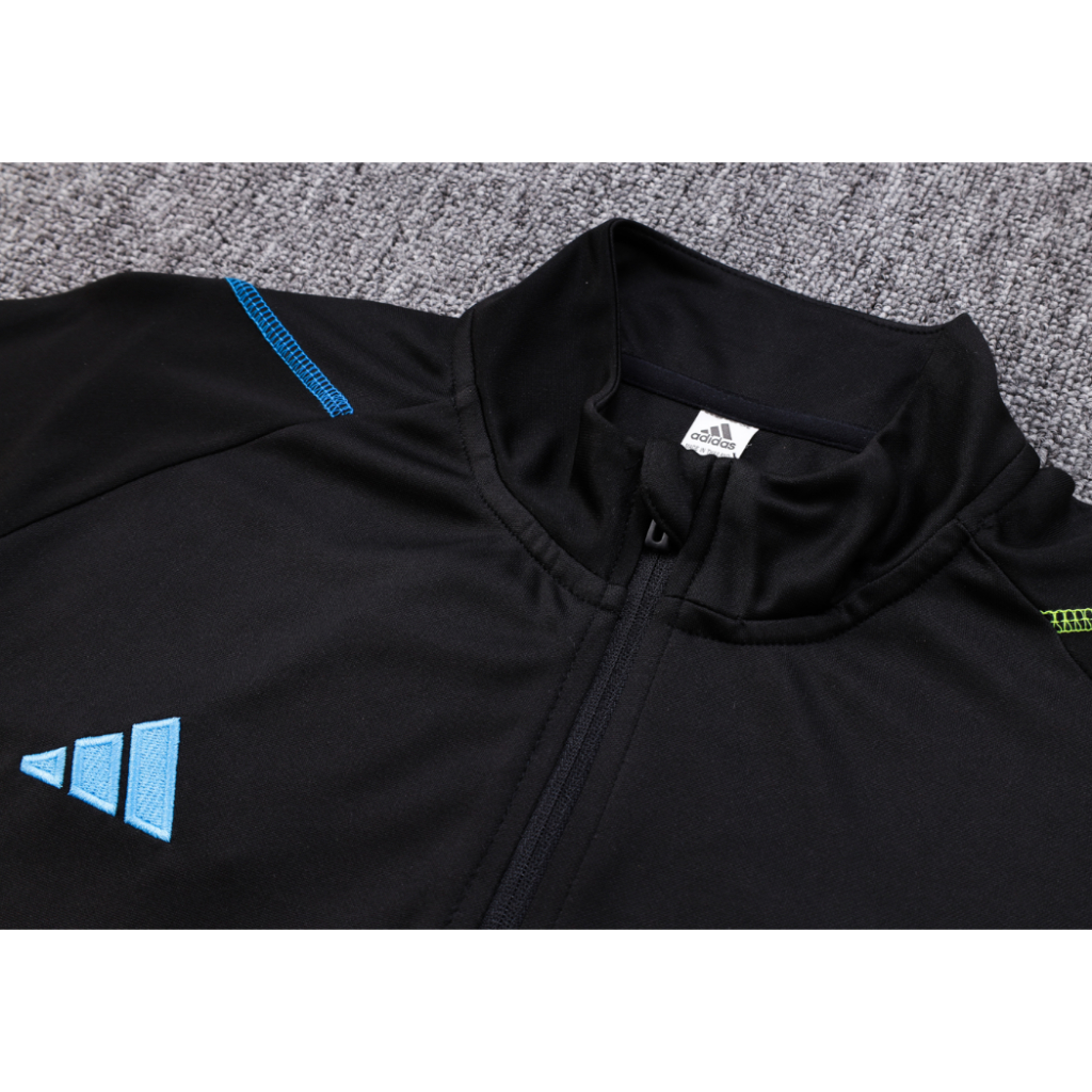 Áo Thun Bóng Đá Tay Dài Màu Đen Phong Cách Arsenal 2023-24 Mùa Thu / Đông Chất Lượng Cao Tỉ Lệ 1: 1