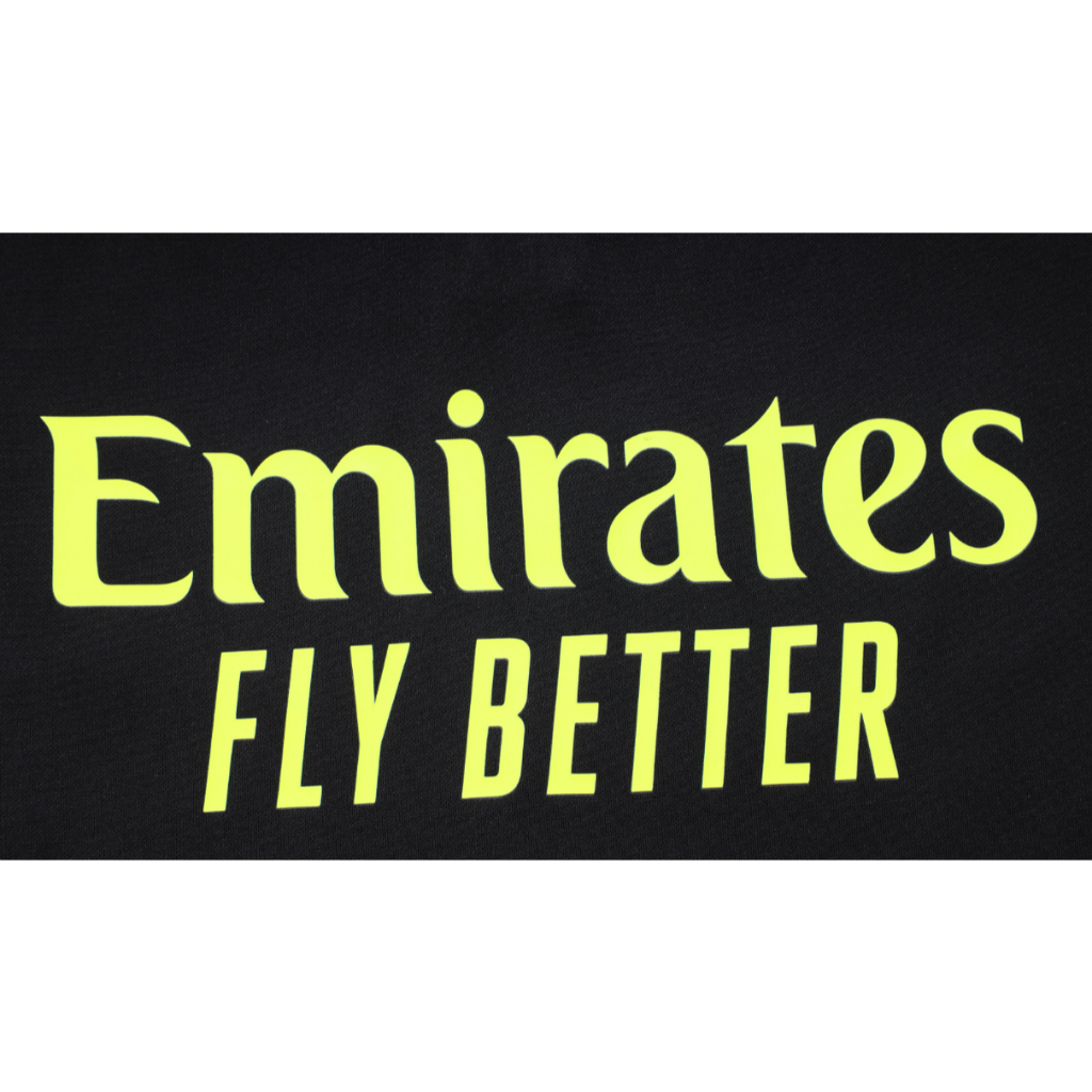 Áo Thun Bóng Đá Tay Dài Màu Đen Phong Cách Arsenal 2023-24 Mùa Thu / Đông Chất Lượng Cao Tỉ Lệ 1: 1