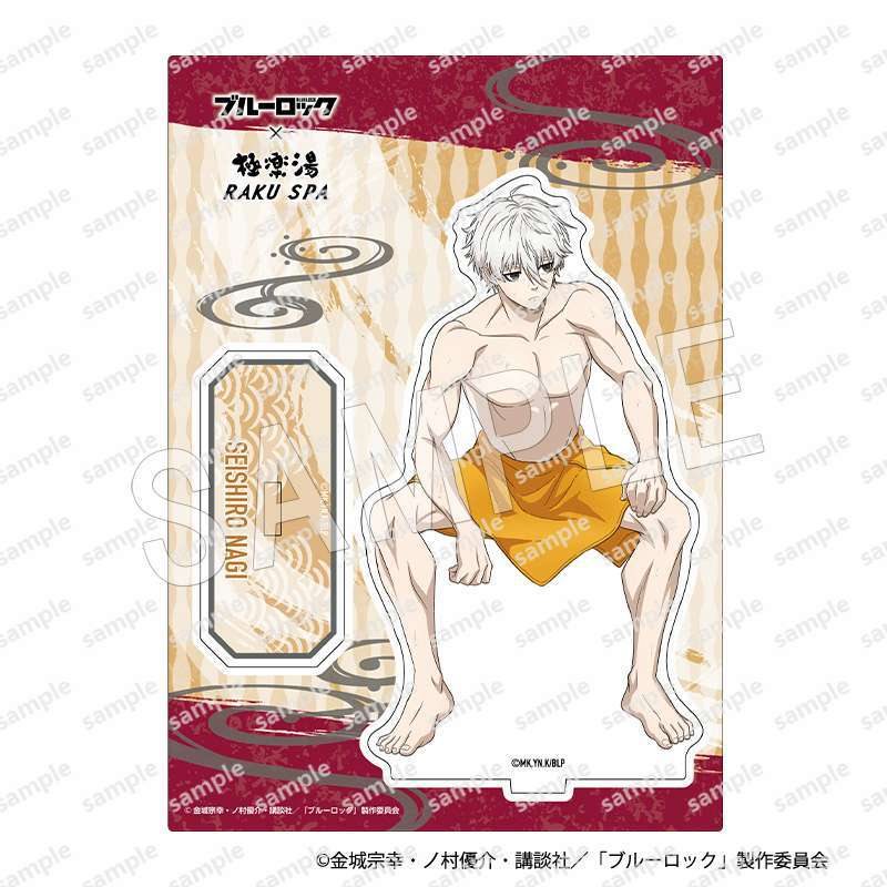 Mô Hình Nhân Vật Nagi Seishiro Itoshi Rin RAKU SPA Đứng Bằng Acrylic Để Bàn Trang Trí