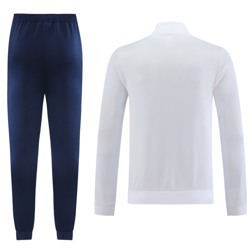 Bộ Quần Áo Thể Thao Real Madrid Tay Dài Có Khóa Kéo Size S-XXL 23-24