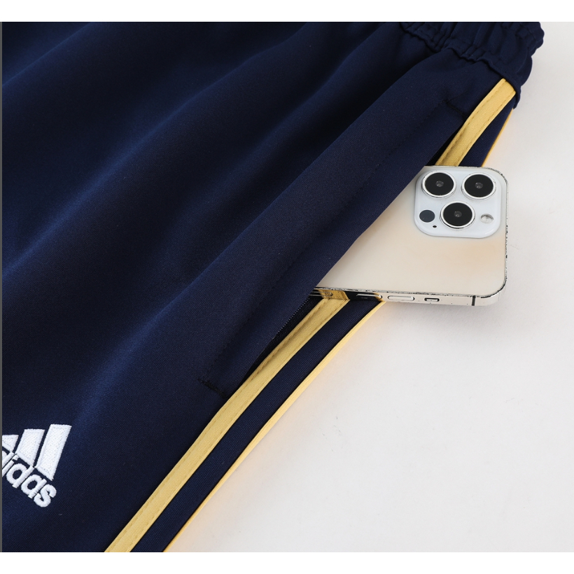 Bộ Quần Áo Thể Thao Real Madrid Tay Dài Có Khóa Kéo Size S-XXL 23-24