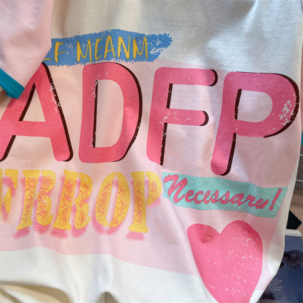 Áo Thun cotton Ngắn Tay In Họa Tiết graffiti Phong Cách Nhật Bản Dành Cho Nam Nữ