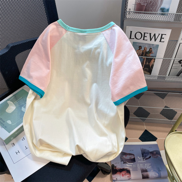 Áo Thun cotton Ngắn Tay In Họa Tiết graffiti Phong Cách Nhật Bản Dành Cho Nam Nữ