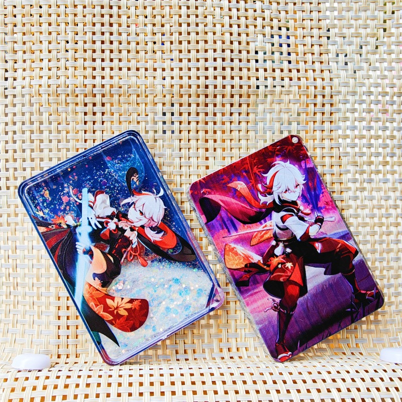 Genshin impact Bão Cát Bộ 9*6Cm Scaramouche Nahida Zhongli Để Bàn Treo Trang Trí Anime Ngoại Vi Tặng ETP1