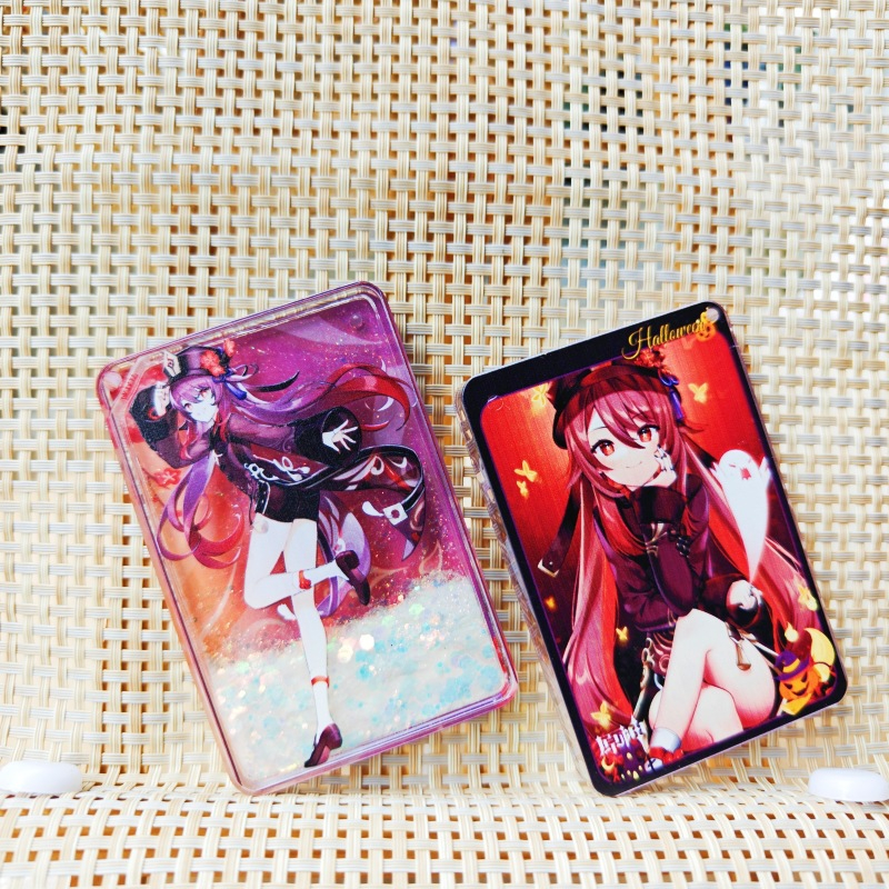 Genshin impact Bão Cát Bộ 9*6Cm Scaramouche Nahida Zhongli Để Bàn Treo Trang Trí Anime Ngoại Vi Tặng ETP1