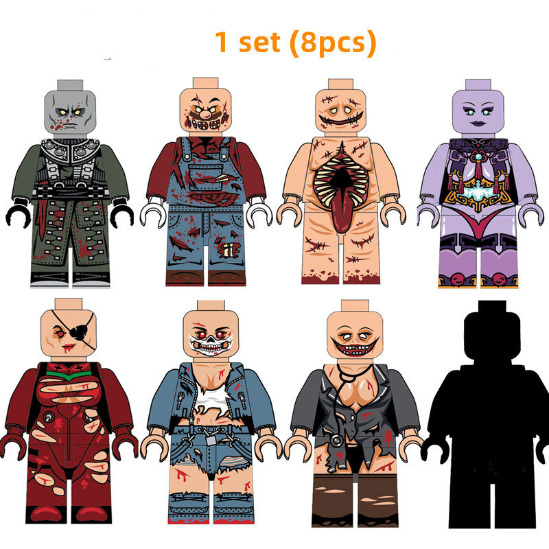 Bộ Đồ Chơi Lắp Ráp Mô Hình Zombie Cho Bé