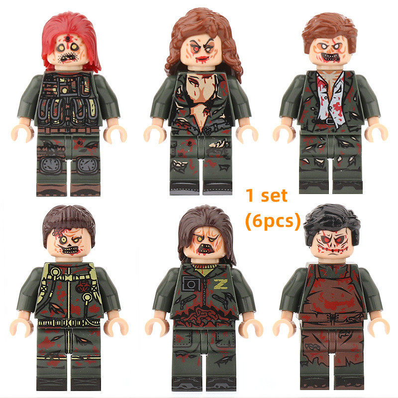 Bộ Đồ Chơi Lắp Ráp Mô Hình Zombie Cho Bé