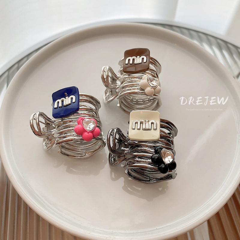 Kẹp Tóc Hình Hoa Đính Kim Cương Giả Thời Trang Nhật Hàn Cao Cấp