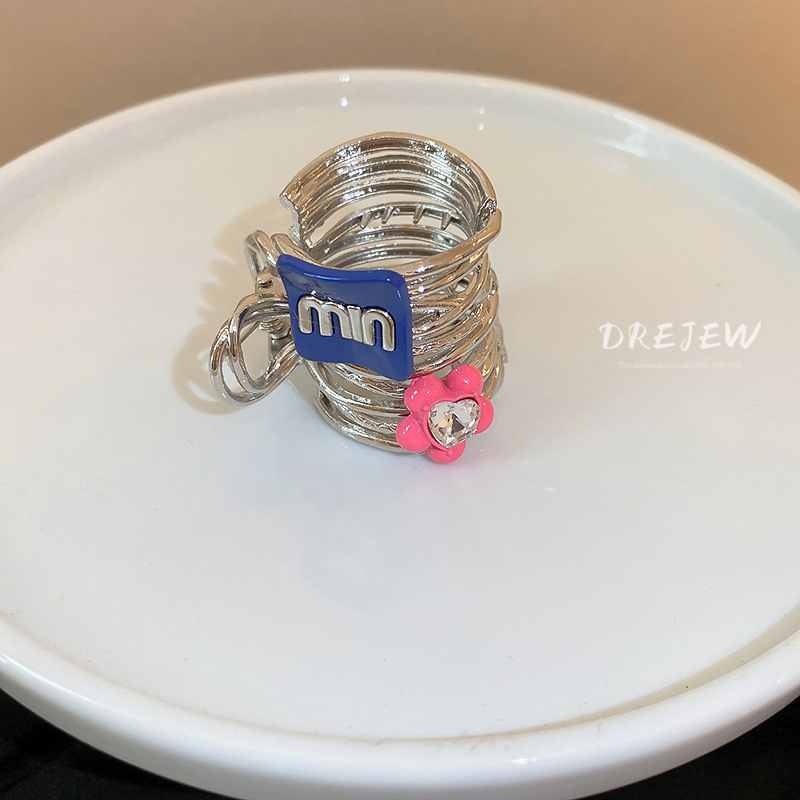 Kẹp Tóc Hình Hoa Đính Kim Cương Giả Thời Trang Nhật Hàn Cao Cấp