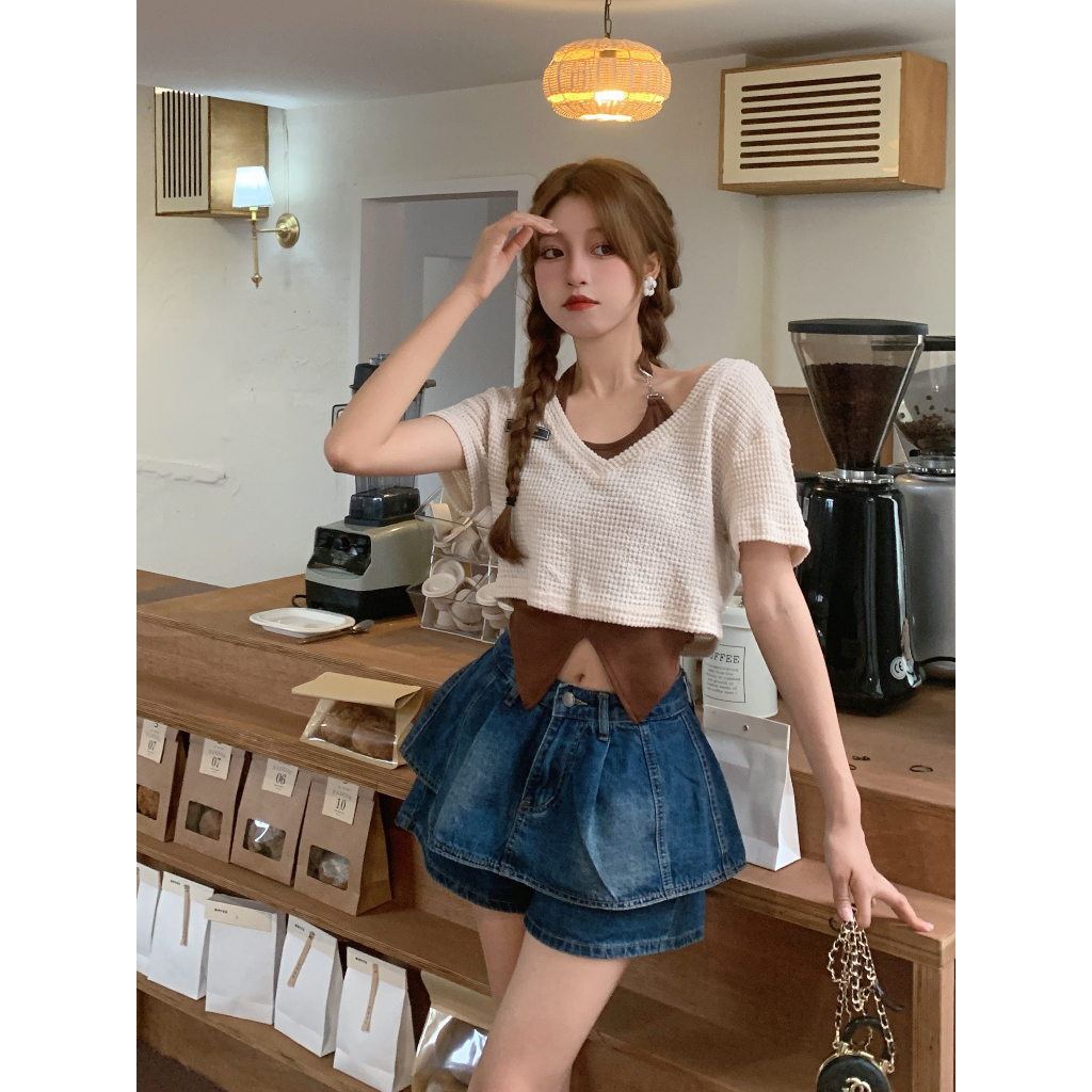 ZHELIHANGFEI Áo Thun Lửng Hai Dây Màu Trơn Dáng Ôm Thời Trang Dành Cho Nữ